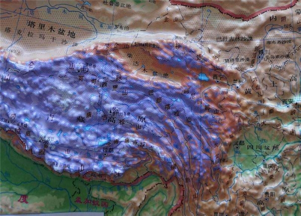 安定基础地形地貌展示